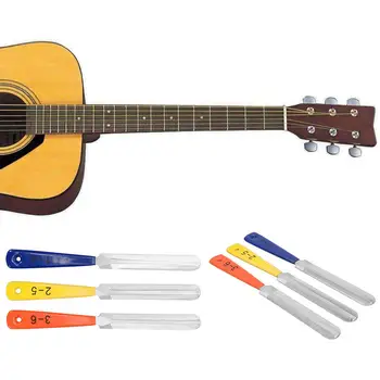 

3pcs/Set Guitar Nut Files Fret Crowning Slot Filing Luthier Repair Tool Kit For Stringed Instruments Guitar Accessory Guitar Par