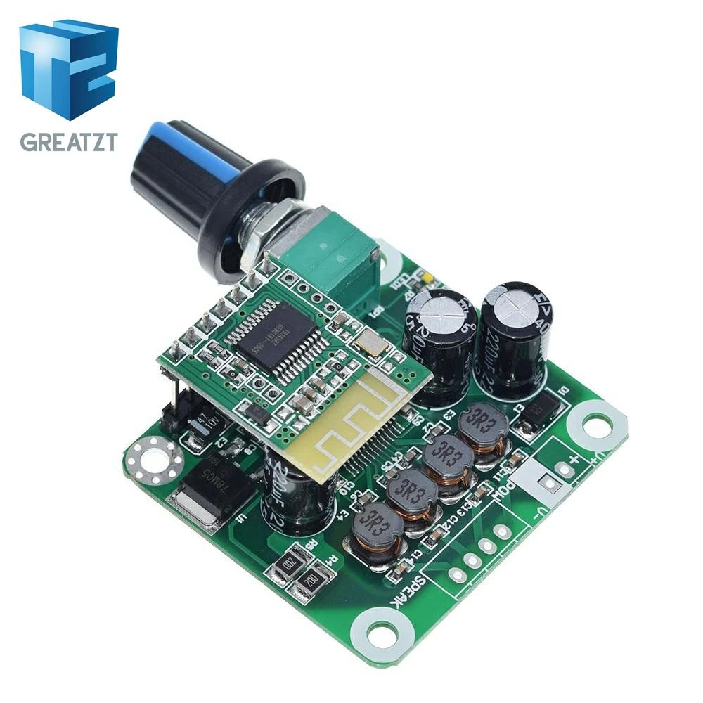 Bluetooth 4,2 TPA3110 15 Вт+ 15 Вт Цифровой стерео аудио Мощность модуль усилителя 12 V-24 V автомобиль для USB Динамик, Портативный Динамик