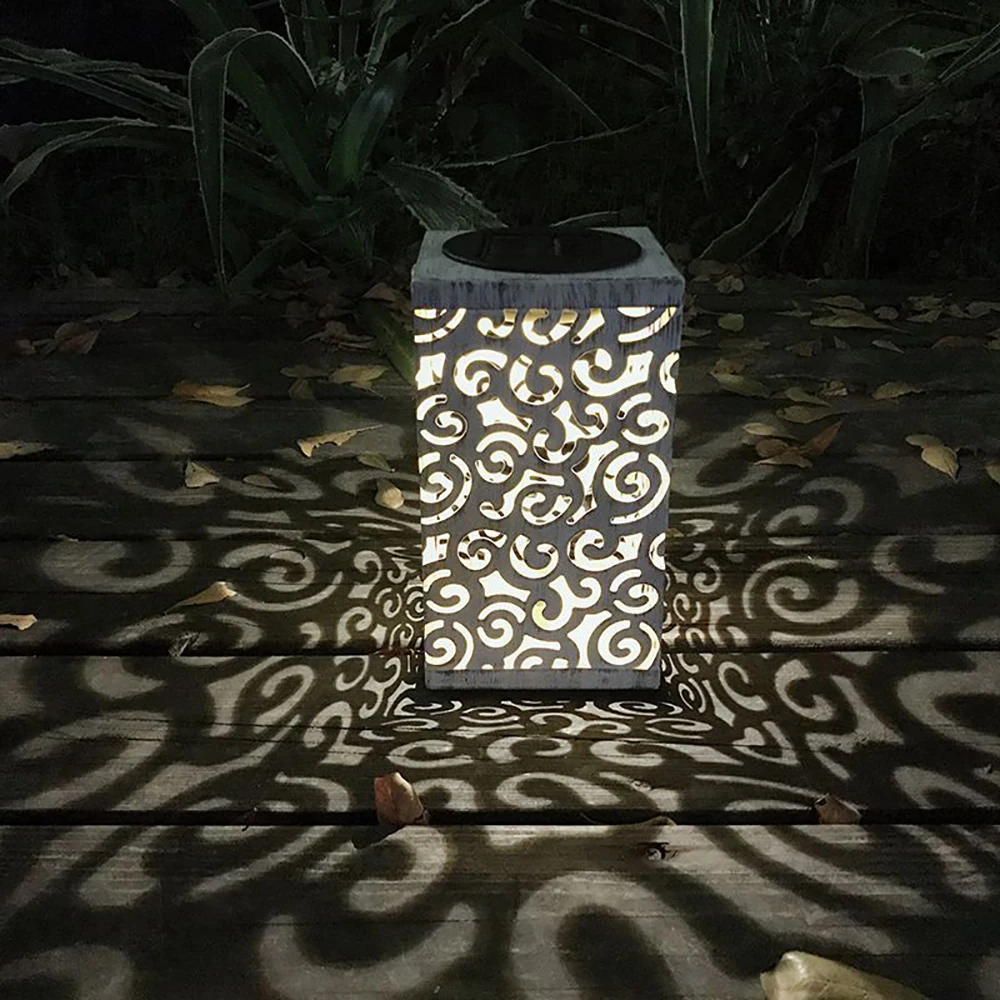 Mpow XJ192 Antique LED Solar Light Waterproof Garden Pathway Lights Outdoor Lawn Lamp For Garden Street Decor Solar Panel Lamp (14)