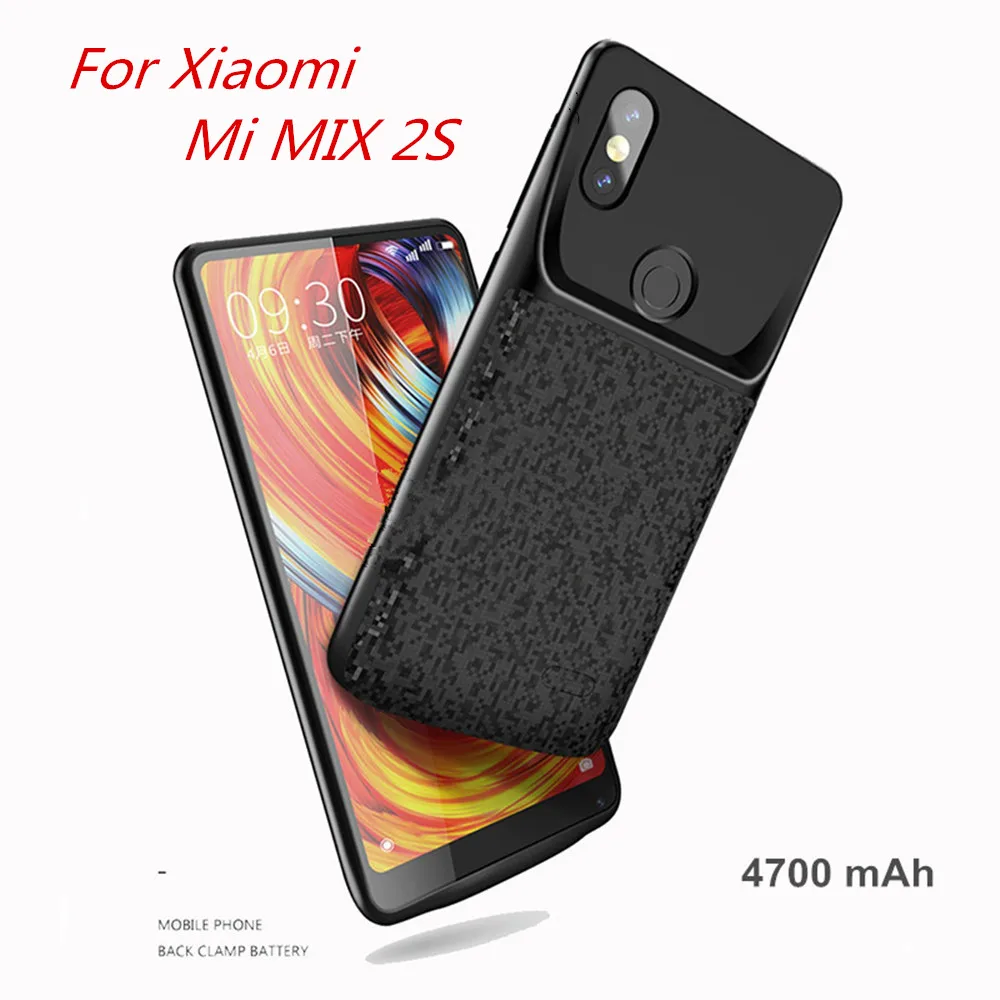 4700 мАч ультратонкий запасной чехол для зарядки аккумулятора Xiaomi Mi Mix 2S