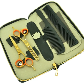 

Smith Chu 5.5" Barbers Hair Cutting Scissors Hairdressing Hair Thinning Shears Stainless Steel Hair Shears Home Use Makas A0006C