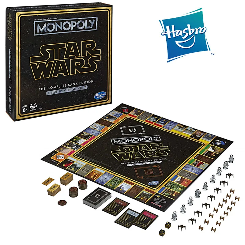 Hasbro Монополия Звездные войны Полная Сага издание Классический быстрая торговля