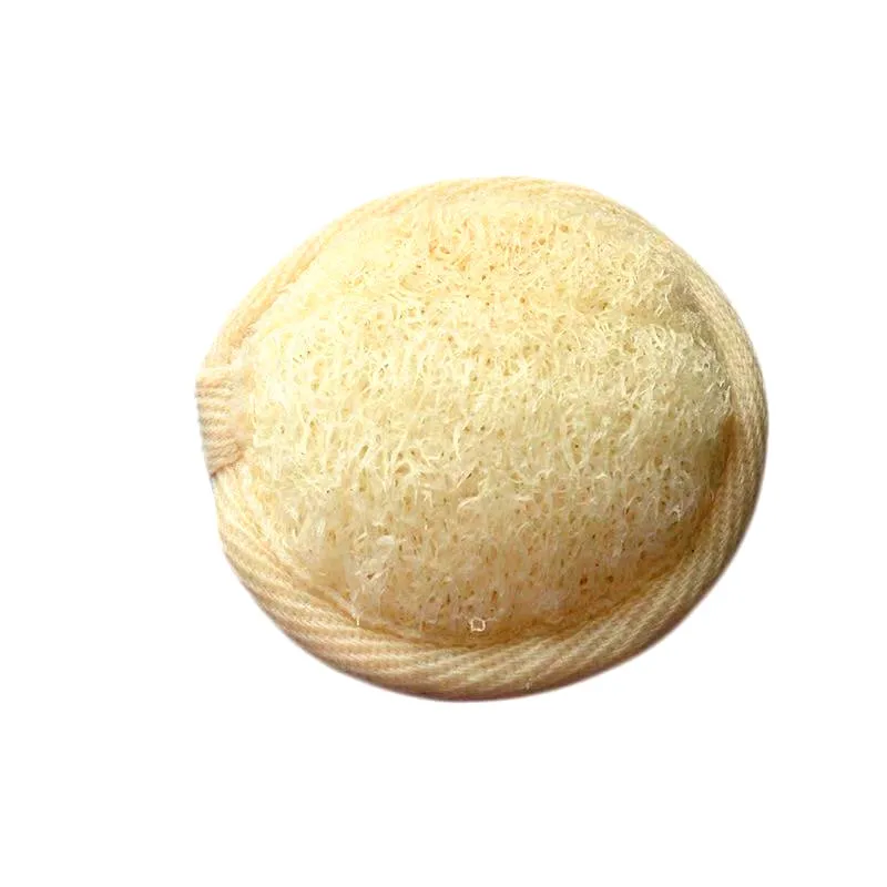 Natural Loofah Sponge Manual Facial Cleansing Scrubber Handheld Pad 10 Packs Exfoliating Loofah Face Brush Cleanser