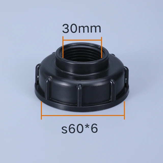 IBC Tank Lid Coarse Threaded Cap Adapter Connector IBC Ton Barrel Accessories Ton Barrel Cover 25mm 32mm Chemical Barrel Cover