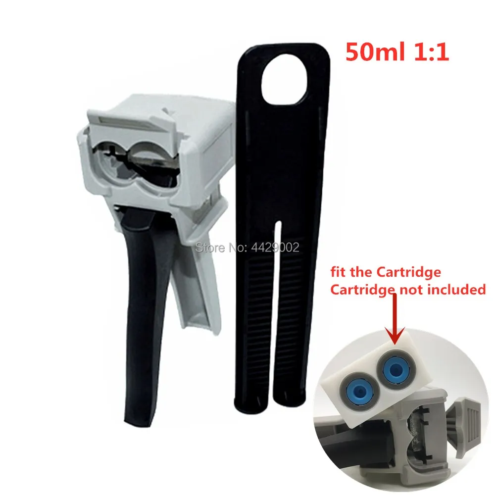 50ml 75ml 1:1 1:2 2:1 10:1 1:10 Adhesive Cartridge Applicator Caulk Gun Acrylic 2 Part Caulking Gun Manual Epoxy Applicator Gun
