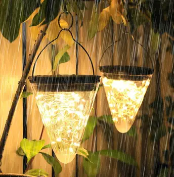 

LED Solar Light Outdoor Waterproof Christmas Garden Decoration Hanging Lamp