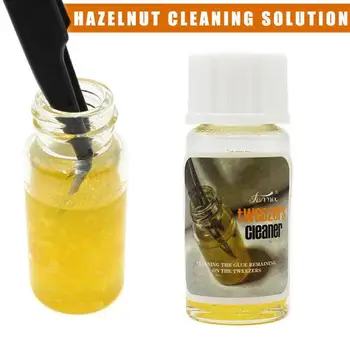 

1PC Professional Tweezers Eyelash Extension Tweezer Cleaning Tool Glue Remover Liquid Eyelashes Tweezers Cleaner