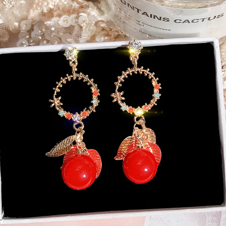 

S925 Silver Needle Pearl Earring 2019 new simple grace Atmospheric temperament delicate lady's Earrings ins style