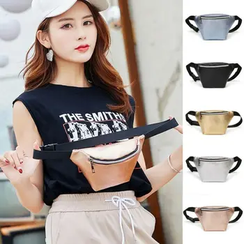 

Women Travel Waist Fanny Pack Money Belt Wallet Glitter Multicolor Bum Bag Pouch