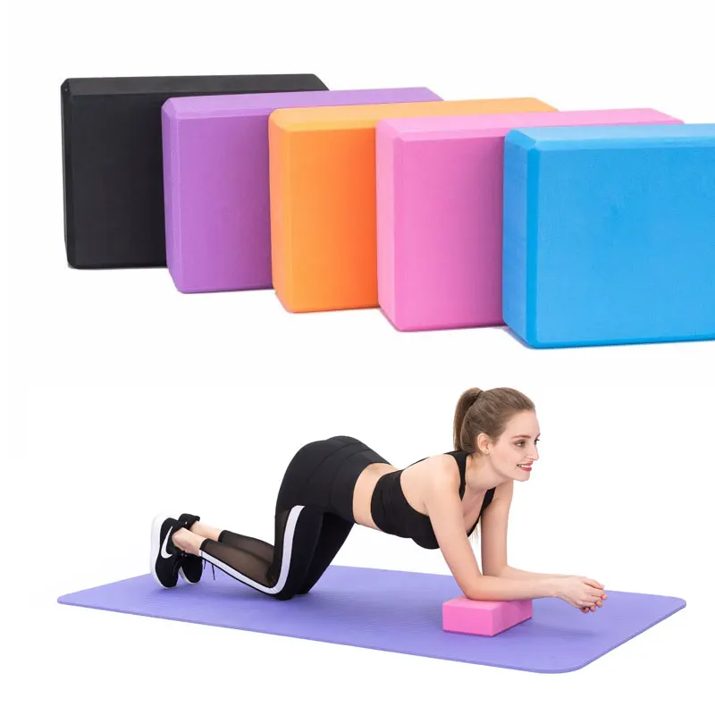 EVA Gym Blocks Foam Brick Training Exercise Fitness Set Tool Yoga Bolster Pillow Cushion Stretching Body Shaping yoga blocks