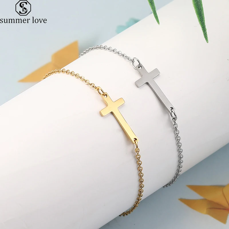 Женский браслет с подвеской из нержавеющей стали Faith Love золотые браслеты дружбы