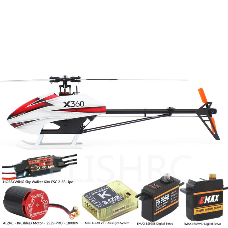 Alzrc Devil X360 Fbl Super Combo Frame Rc Helicopter Airplane Diy Parts Accessories Aliexpress