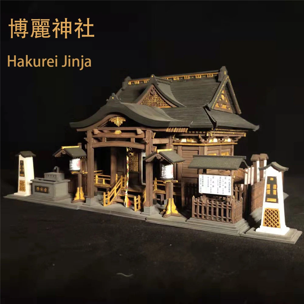 Hakurei Jinja Model Wooden DIY Dollhouse Kit