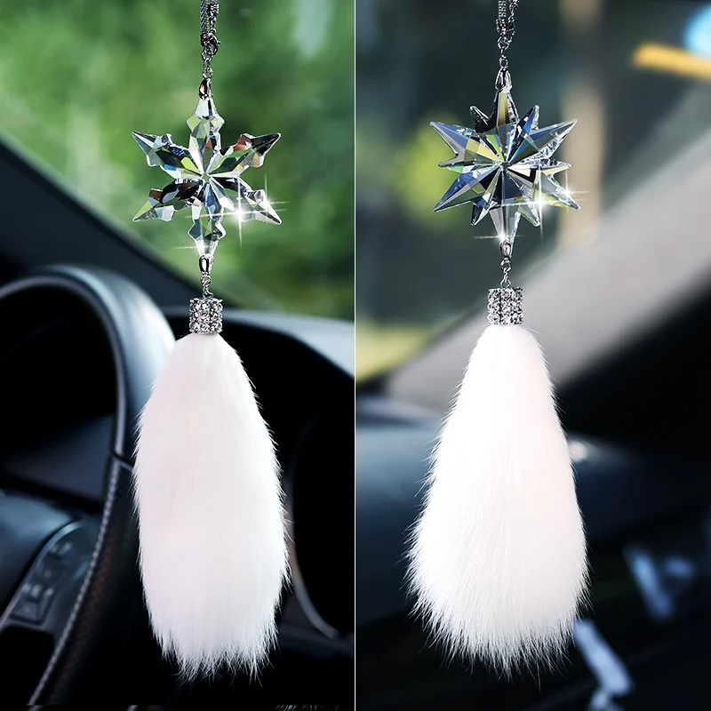 

2 Style Cute Car Auto Fashion Pendant Interior Rear View Mirror Ornament Hanging Dangle Charm Car-Styling accessories