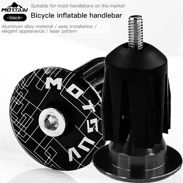 Aluminum Alloy Bicycle Handlebar End Plugs Caps Road Mountain Bike MTB Grip Handle Bar End Cap Cycling Handlebar Accessory