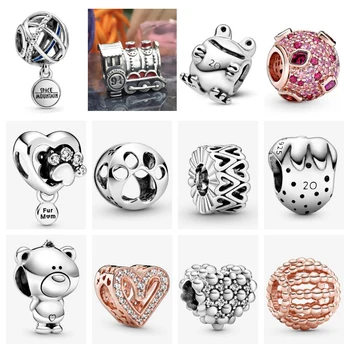 

PBD 76 Original 925 Sterling Silver 20th Anniversary Limited Spring New Charm Beads with Original Engraved Woman Jewelry Gift