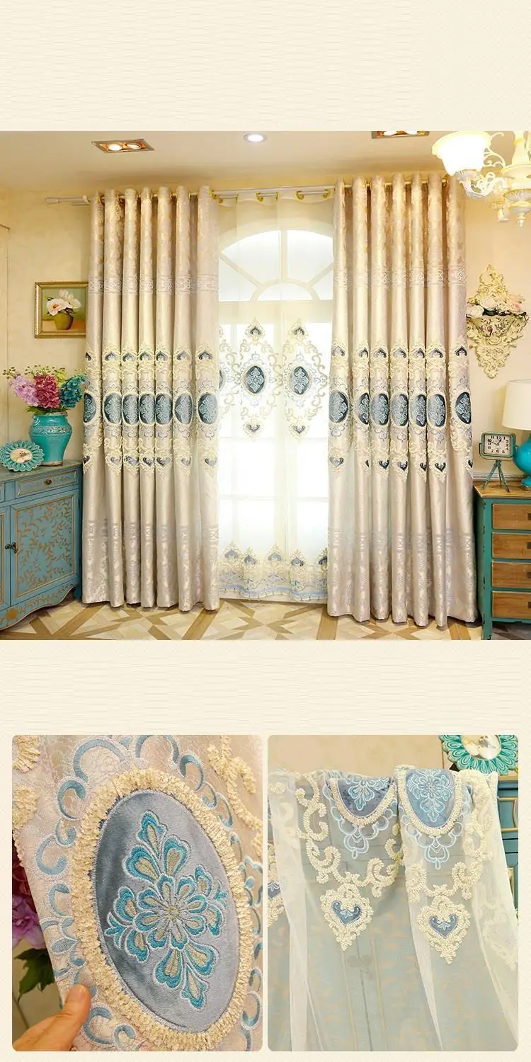 Firanki на Okno Tende Visillos Cocina Cortinados для гостиной De Luxo для Sala вышитые шторы для Le салонные шторы
