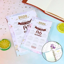 Календарь на 2020 год индексные разделители акварель Заправка для