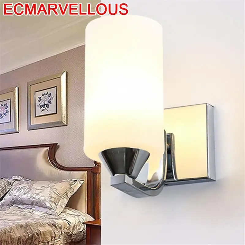 Простой светодиодный настенный светильник прикроватная лампа для спальни