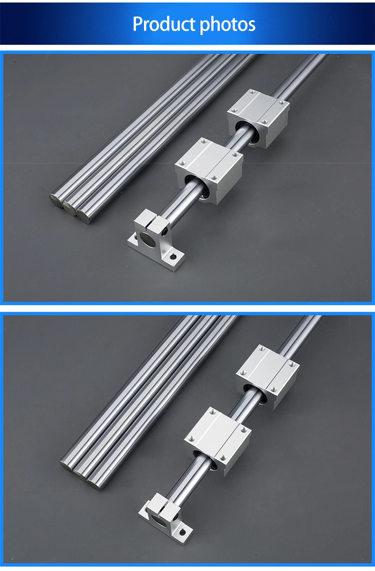 2 Pezzi Albero Lineare 10mm X 400mm - Asta Di Precisione In Acciaio Per Guide Lineari E Cuscinetti - Foto 6