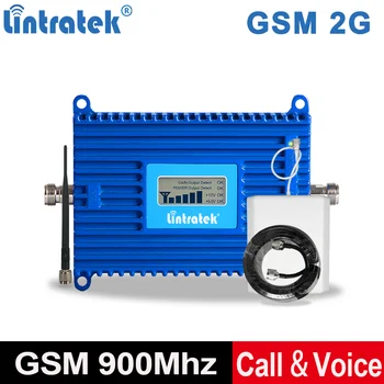 

Lintratek 890 2G Mobile Phone Booster 900Mhz GSM 70dB AGC Signal Repeater Ampli Call Voice Cell Phone Amplifier Full Kit KW20L