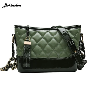 

Bokinslon Bokinslon Fashion Portable Small Square Bag Shoulder Woman Casual Stone Pattern Simple Messenger Bag Female