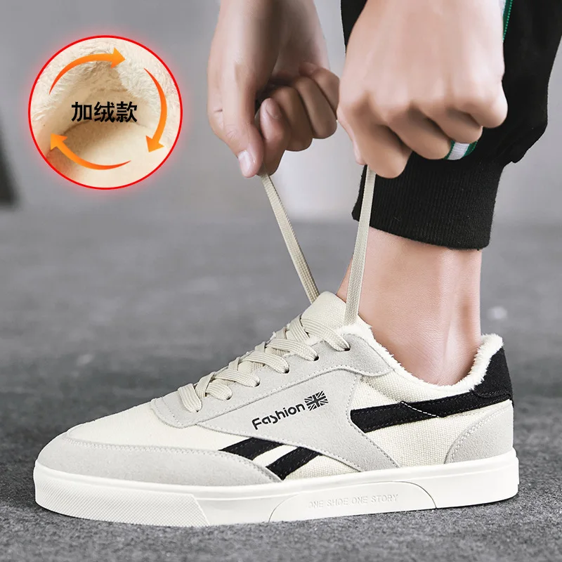 

Spring And Summer Autumn New Style Canvas Shoes Men's Lace-up Students Versatile Casual Shoes Korean-style Trend Low Top Flat Ke