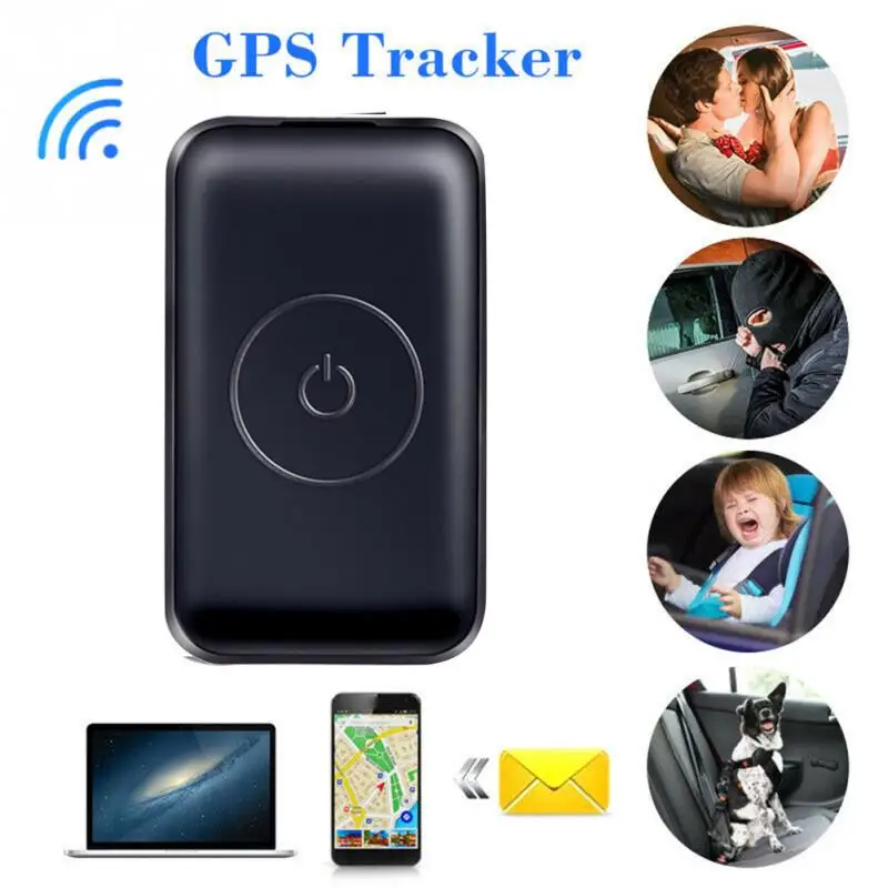Защита от кражи транспорта wifi Запись Мини gps трекер беспроводное местоположение автомобиля точное портативное приложение управление человек водонепроницаемый