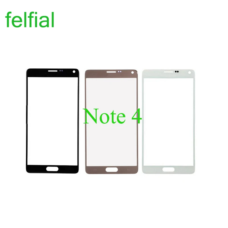 10 шт./лот для Samsung Galaxy Note 4 N910 N910F N9100 сенсорный экран передней панели стекло