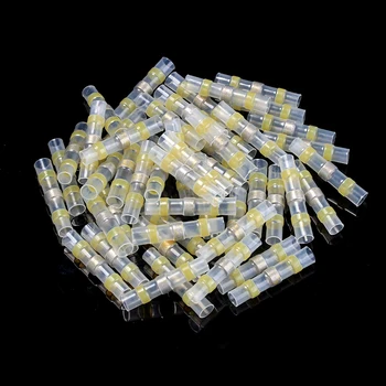 

30PCS Heat Shrink Soldering Terminals Seal Sleeve Butt Splice Tube Wire Connector Solder Connectors Terminal 4.0-6.0mm2 Kit