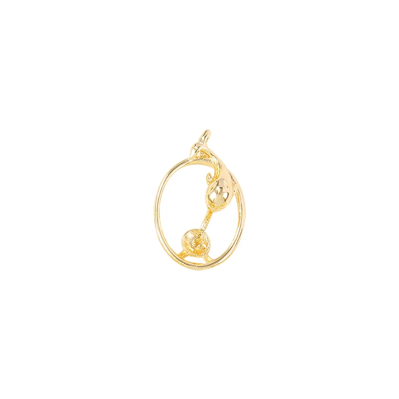 

Factory Wholesale Plating Gold Color Brass Flower Charms Pendants Necklace And Bracelet Earring Diy Jewelry Accessories