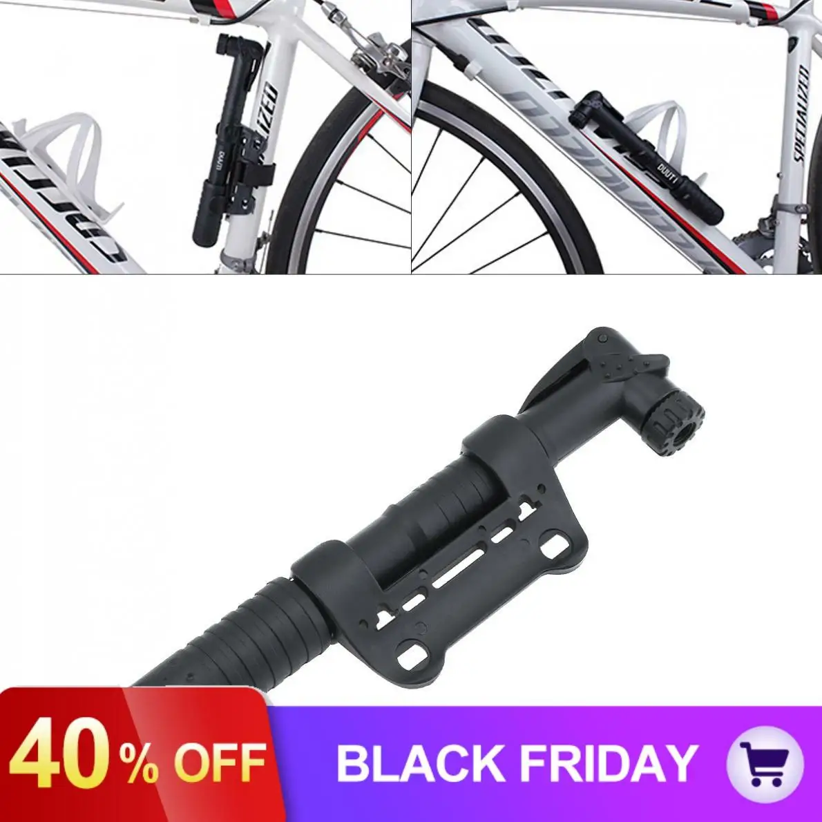 DUUTI ABS Multi-functional Portable Cycling Bike Air Pump Tire Tools