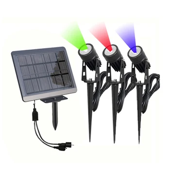 

3-in-1 Waterproof Solar Lights Outdoor LED Lamp for Yard Garden Driveway Festival Decor TN88