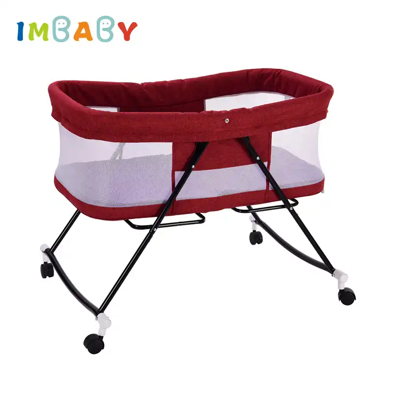 Imbaby Lit De Voyage Portable Pour Bebe Avec Moustiquaire Pliable Multifonction A 4 Roues Pour Enfants De 0 A 3 Ans Aliexpress