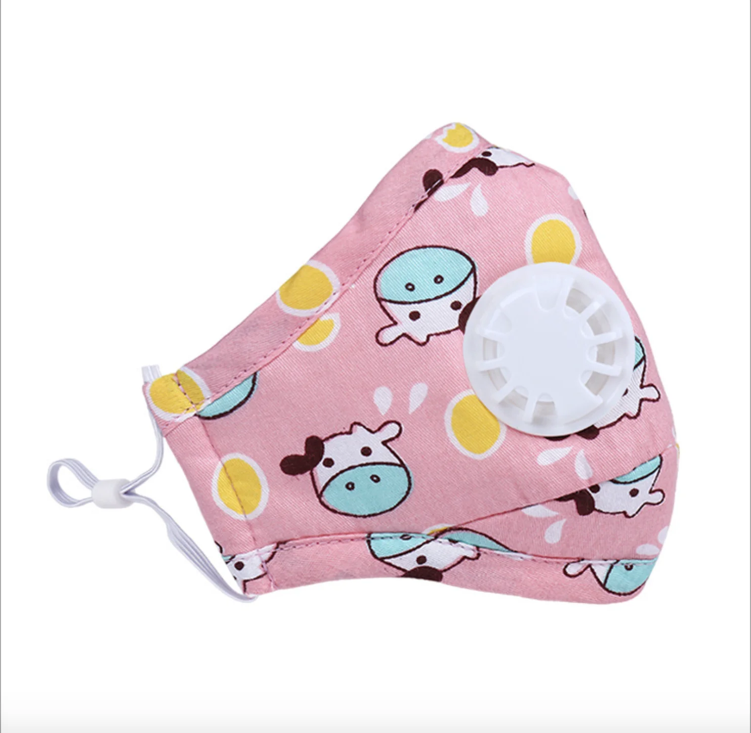 

2020 Cartoon Children PM2.5 Mouth Mask Kids Breath Valve Anti Haze Breathable Mask Anti Dust Mouth-Muffle Respirator Face Masks
