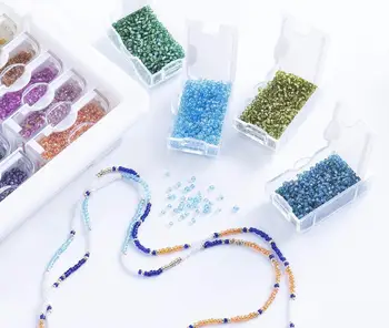 

42 Grids Drill Containers for Diamond Painting Tool Accessories Plaid Jewelry Diamond Embroidery Transparent Storage Box