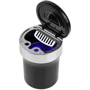 

LED Car Ashtray Car Interior Accessories Car Led With Light Creative High Temperature Resistance Ashtray
