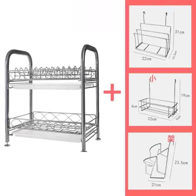 MODEL E Аксессуары Egouttoir Vaisselle Range Afdruiprek органайзер для раковины Etagere сушилка для посуды Organizador Mutfak кухонная стойка - Цвет: MODEL E