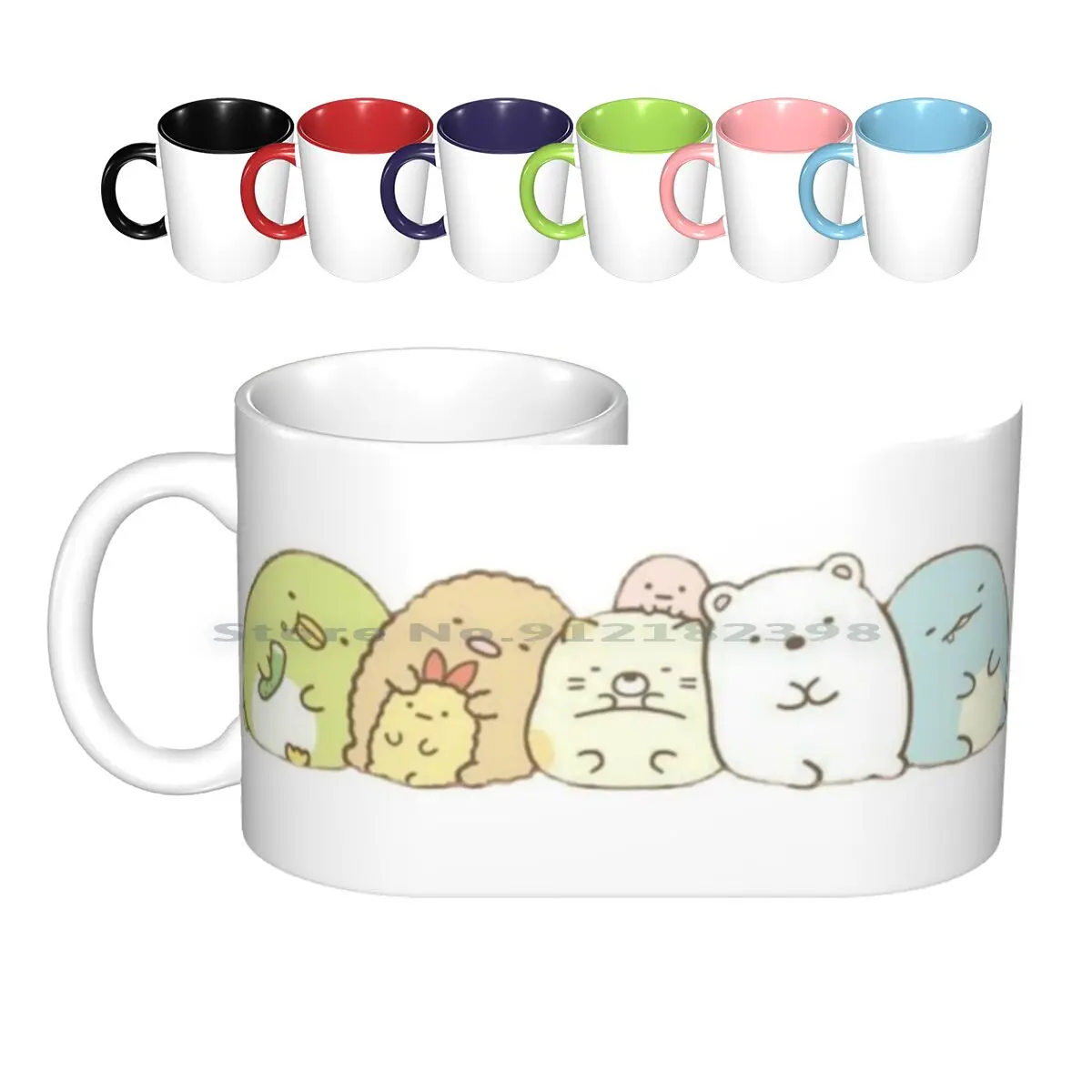 Керамические кружки Sumikko Gurashi кофейные чашки кружка для молока и чая Симпатичные