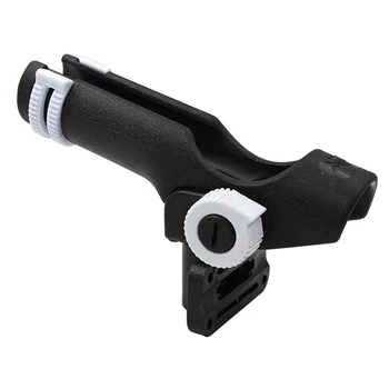 

High Strength Clamping Fishing Rod Holder Support Marine Boat Adjustable Base Stand Rotatable Anti Fall Side Mount Fixed