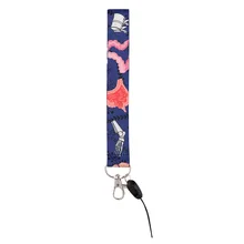 

Mysterious organs of the human body Funny art Lanyard Neck Key Strap for Phone Keys ID Card Cartoon webbings ribbons