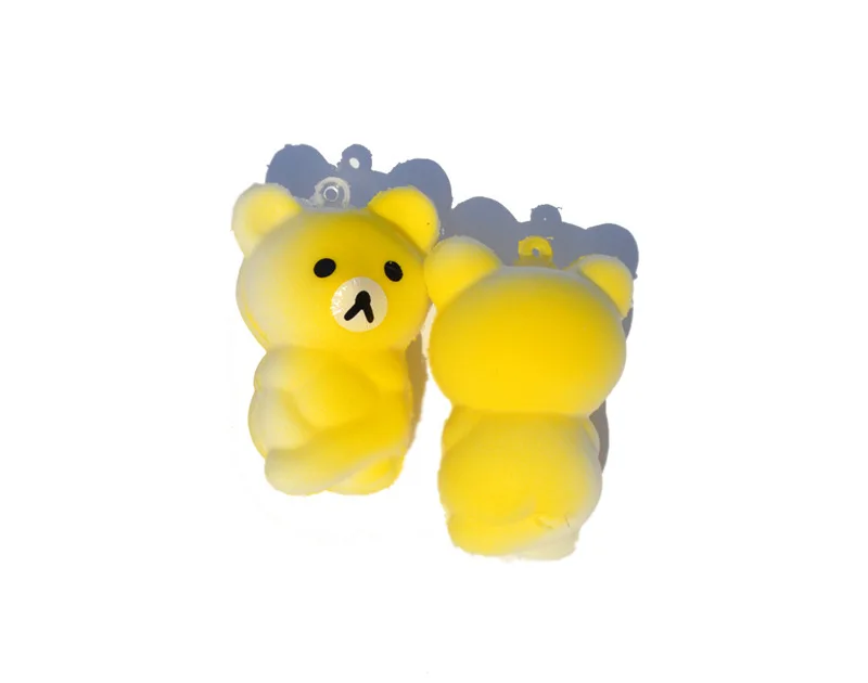 Мягкий медленный отскок имитационный хлеб мультфильм животное медведь сумка Подвеска декомпрессионная игрушка