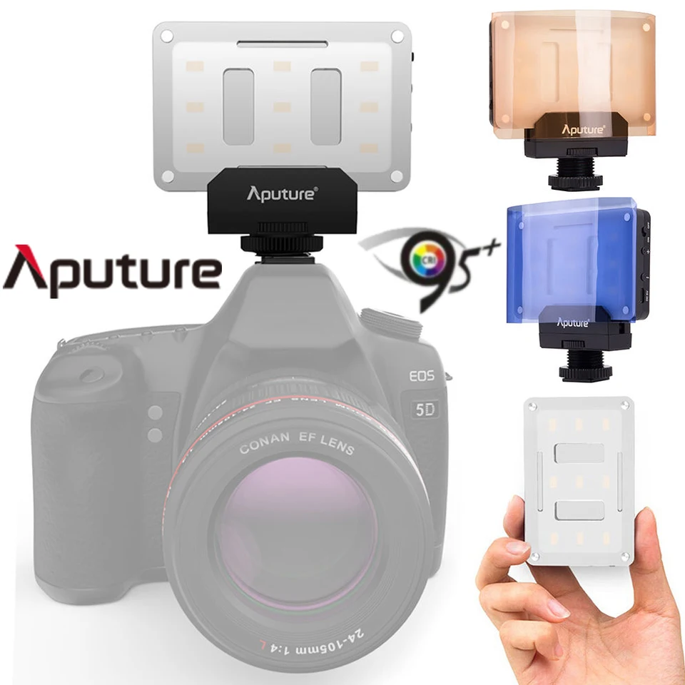 Aputure MC Proカメラライト、RGBWW LEDビデオライト レンズ付き Aputure MC Proカメラライト、RGBWW LEDビデオライト レンズ付き