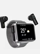 

2 in1 T91 Smart Watch Bracelet Large Screen Bluetooth Phone Music Player Fitness