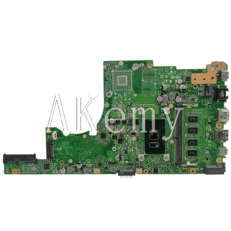  Akemy X405UA For ASUS X405U X405UN X405UR X405URR X405URP X405UQ X405UF Laotop Mainboard X405UA Mot