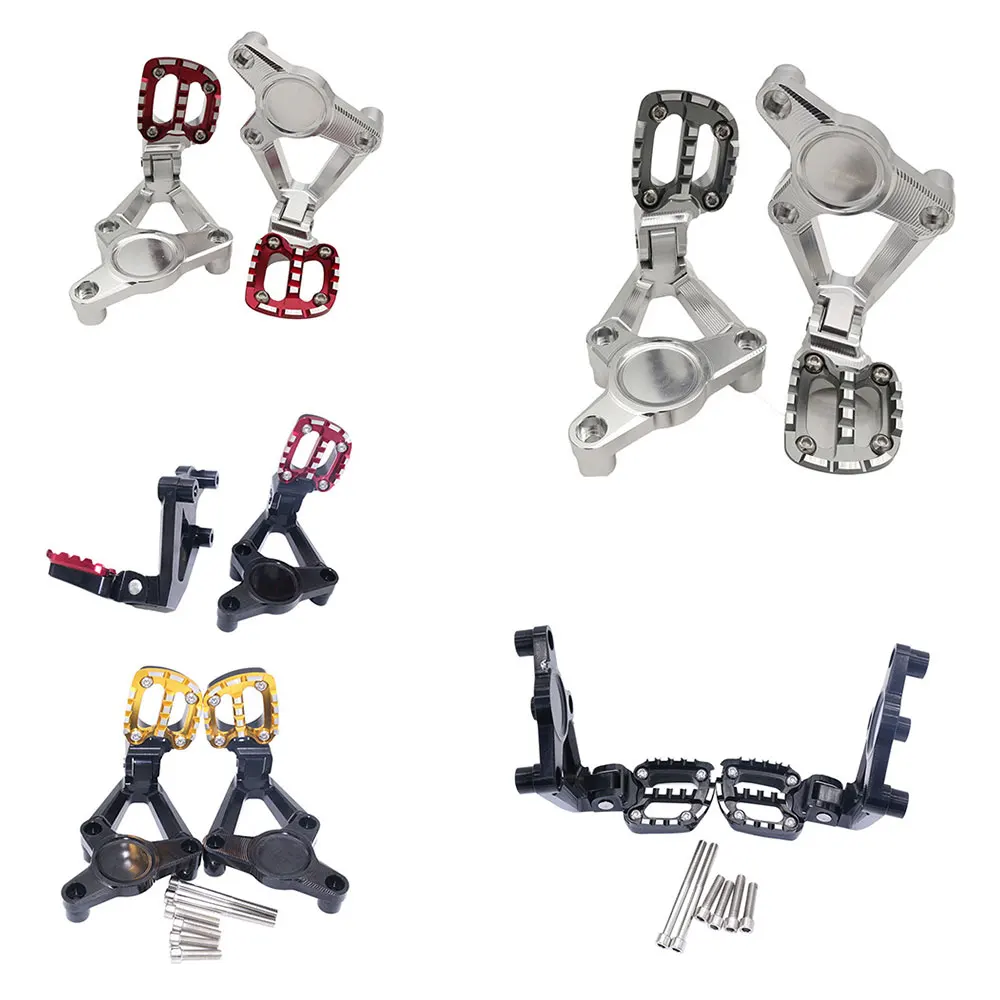 Motorcycle modified pedal Folding foot rests CNC folded foot pedal for XADV750
