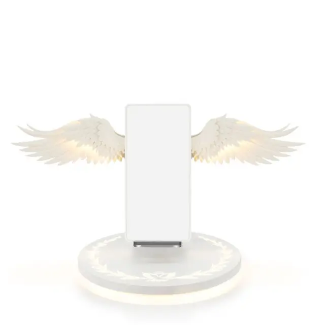 Kawaii Angel Wings Qi Wireless Charge Dock 10W 4
