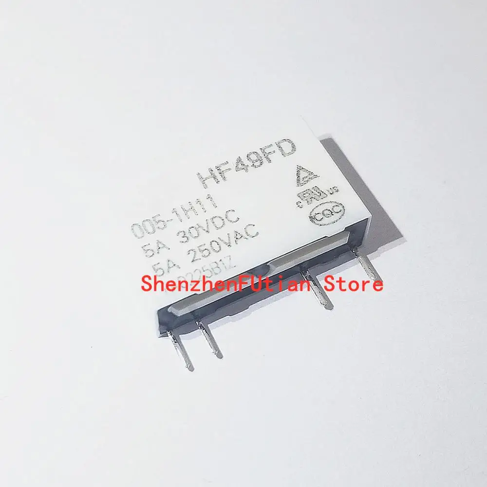 

5pcs 4pins HF49FD-005-1H11 HF49FD-012-1H11 HF49FD-024-1H11 5VDC 12VDC 24VDC 5A 250VAC 30VDC Relay