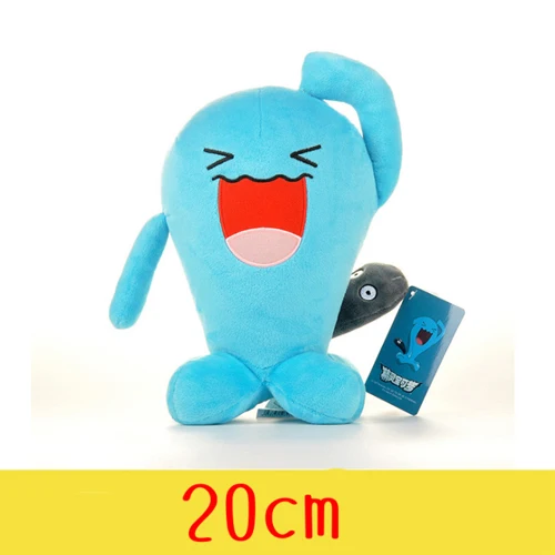 Wobbuffet Пикачу Eevee Snorlax Сквиртл Бульбазавр, чармандер Mew 28 стиль аниме эльф плюшевые подушки игрушечные лошадки Мягкая кукла для детей подарок - Цвет: Wobbuffet