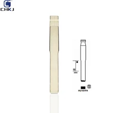 CHKJ 10 шт./лот сменный металлический пустой неразрезанный флип KD/VVDI/JMD пульт дистанционного управления HU101 тип ключа#38 для Changan для Ford Focus ключ